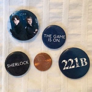 BBC Sherlock Pins